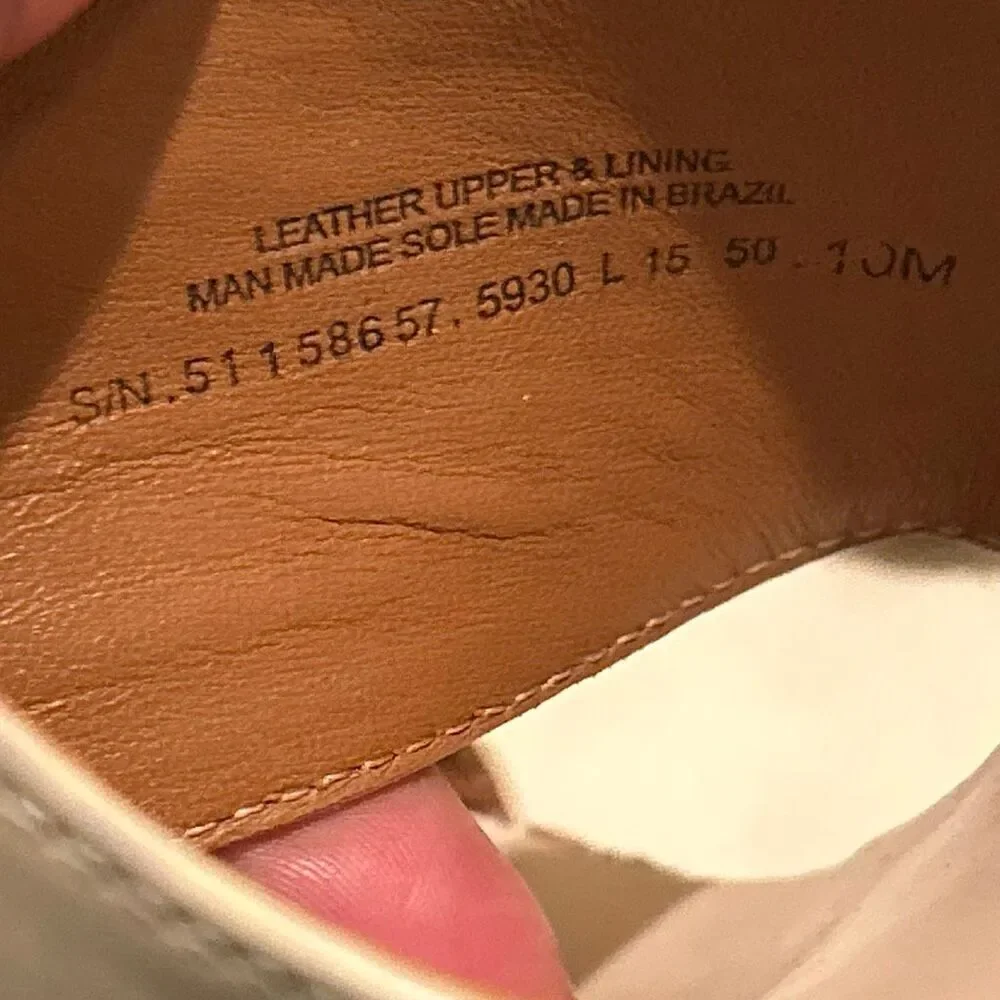 Tory Burch Women's Size 10 Double Strap Wedge Sandals Beige Coastal Old Money